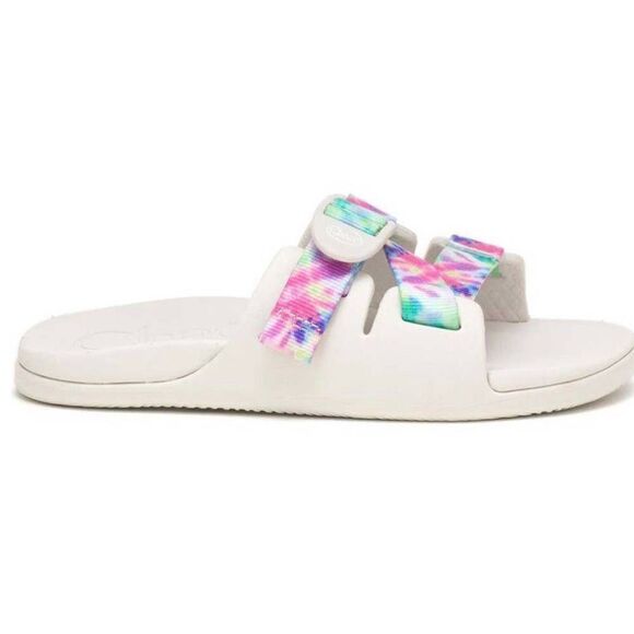 CHACO KIDS CHILLOS KIDS Off White Tie Dye Size 4 New - Picture 1 of 6